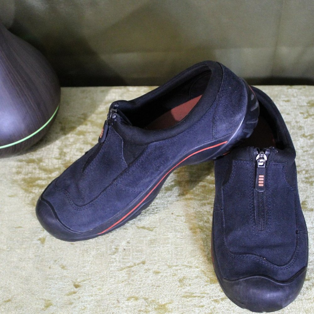 Lands End Black sneaker boot